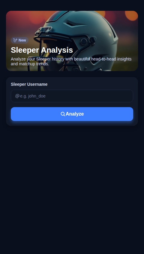 Sleeper Analysis