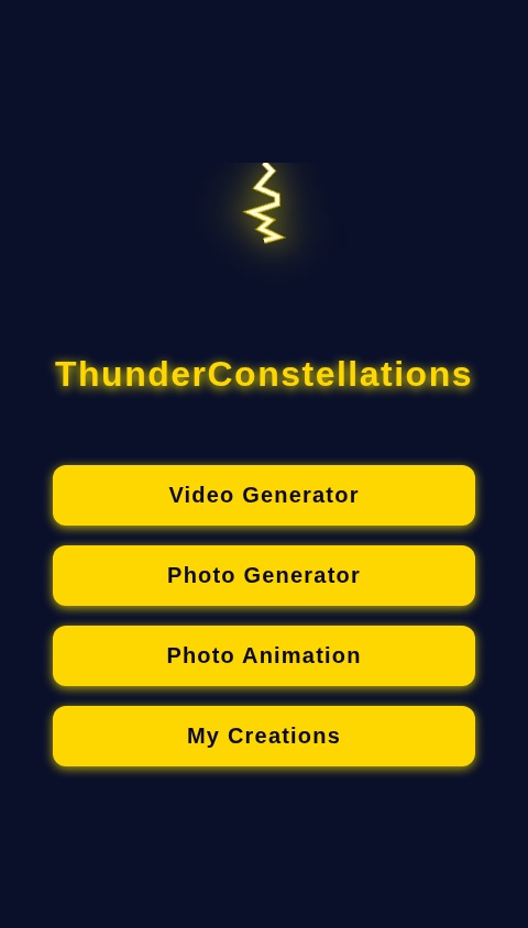 ThunderConstellations - AI Photo & Video Generator