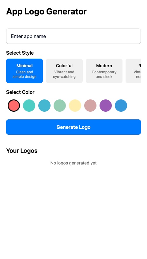 App Store logo generator 