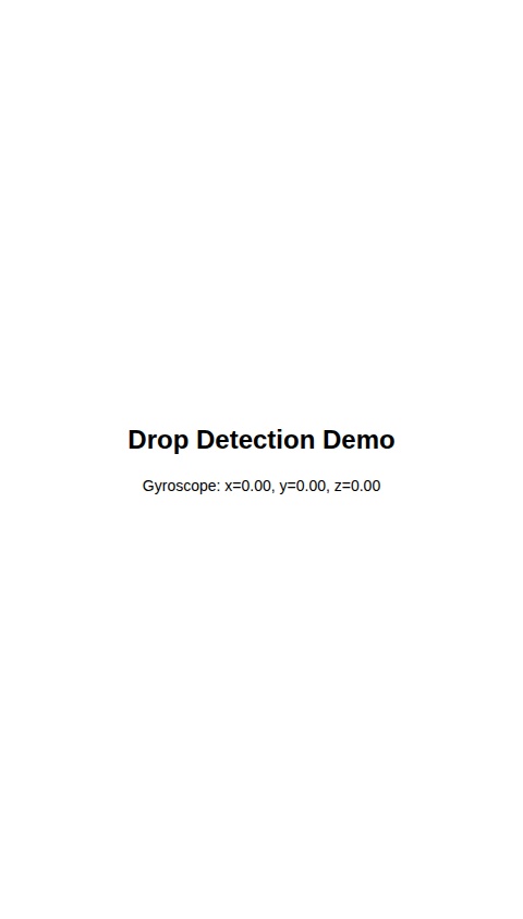 Drop detection 