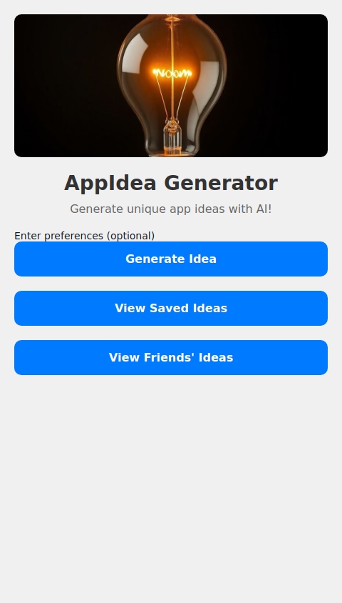 App idea generator 