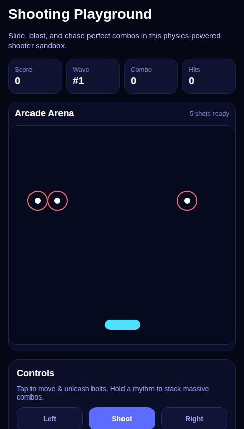 Shooting Sniper playground game