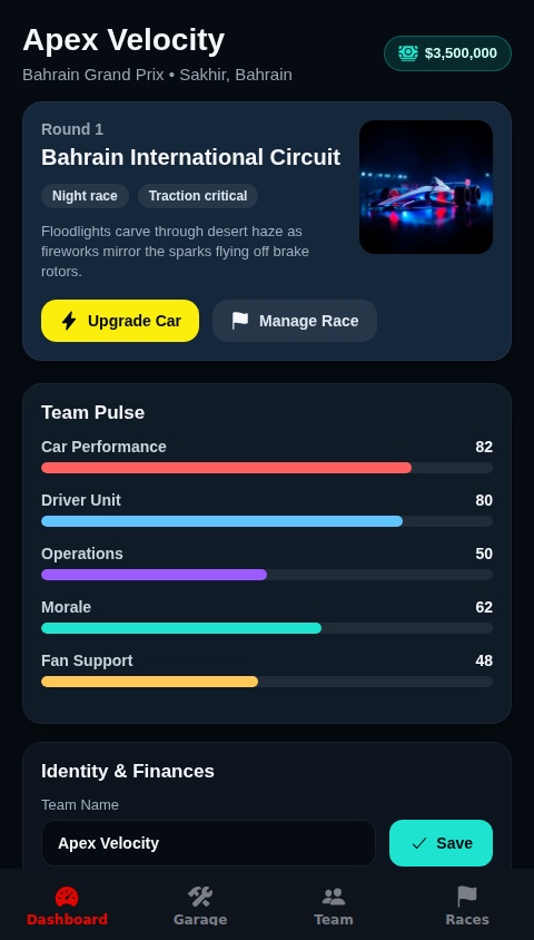 F1 Team Builder