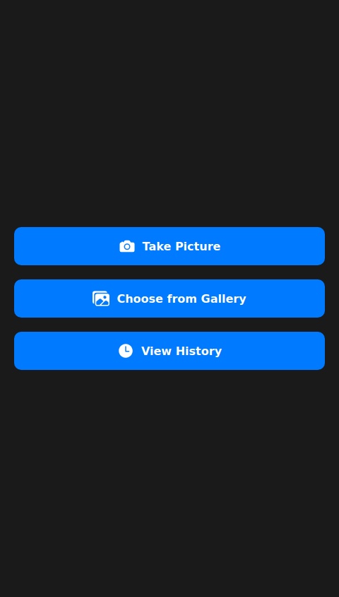 Create me an AI app to take pictures and analyze images