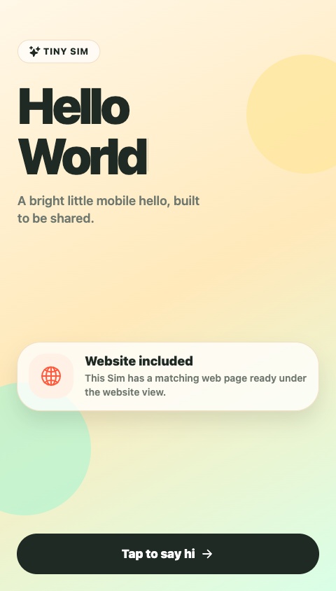 Hello World Portal