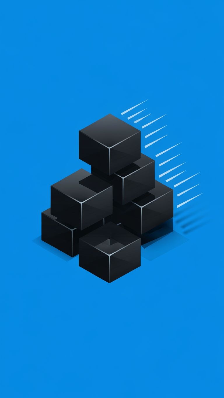 Falling Blocks Stack