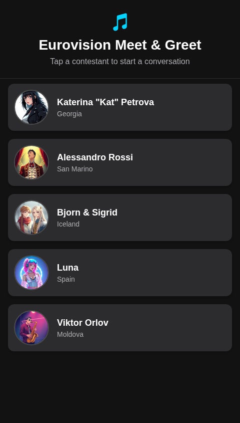 ESC Meet and Greet Sim 2