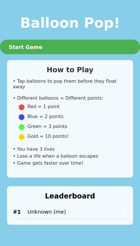 Create a fun addictive game