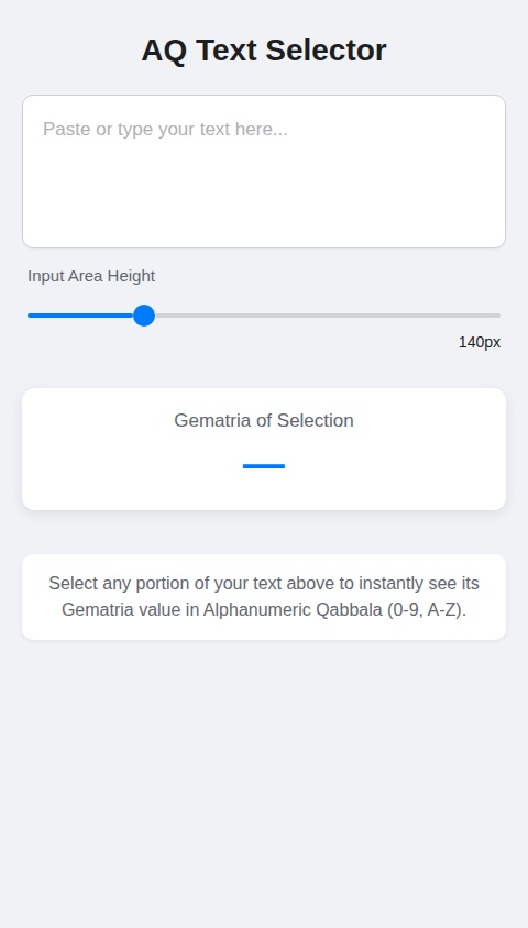 AQ Gematria