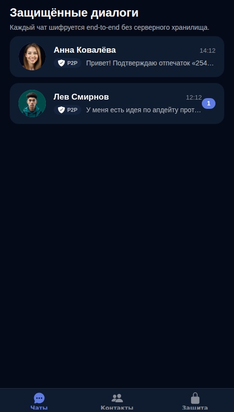 P2P Чат Без Защиты