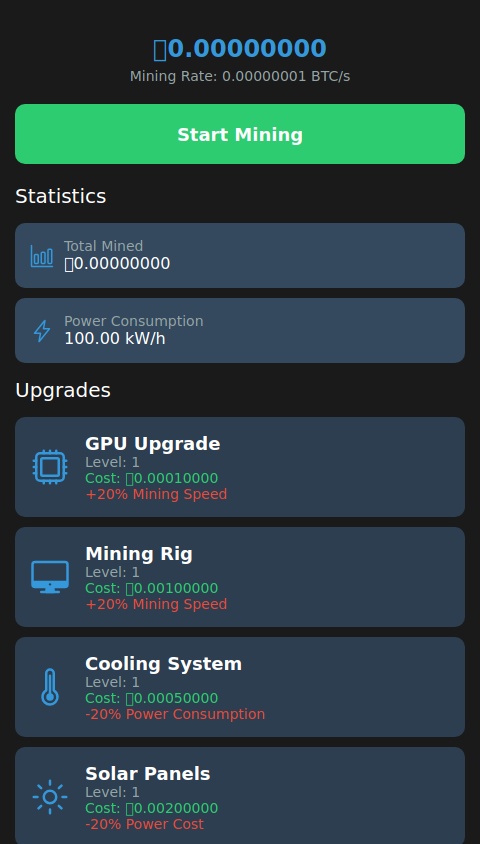 Bitcoin miner and shop v2