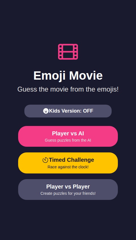 Emoji Movie game - NOW with timer mode ￼