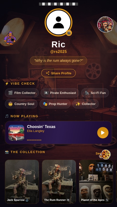 Vibrant Profile Wall